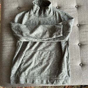 Banana Republic sport sweatshirt turtleneck sweater m gray